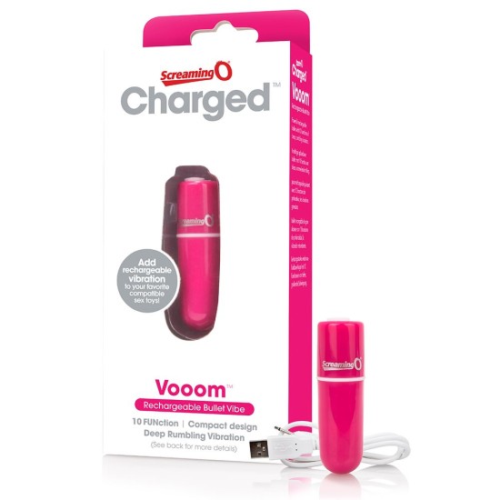 Screaming O Charged Vooom Bullet Vibe - Pink Screaming O Charged Vooom Bullet Vibe - Pink