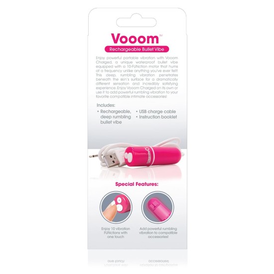 Screaming O Charged Vooom Bullet Vibe - Pink Screaming O Charged Vooom Bullet Vibe - Pink