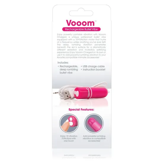 Screaming O Charged Vooom Bullet Vibe - Pink Screaming O Charged Vooom Bullet Vibe - Pink