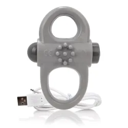 Screaming O Charged Yoga Vibrating Cock Ring - Grey Screaming O Charged Yoga Vibrating Cock Ring - Grey
