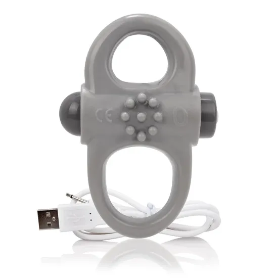 Screaming O Charged Yoga Vibrating Cock Ring - Grey Screaming O Charged Yoga Vibrating Cock Ring - Grey