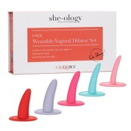 She-ology 5 Piece Wearable Vaginal Dilator Set She-ology 5 Piece Wearable Vaginal Dilator Set