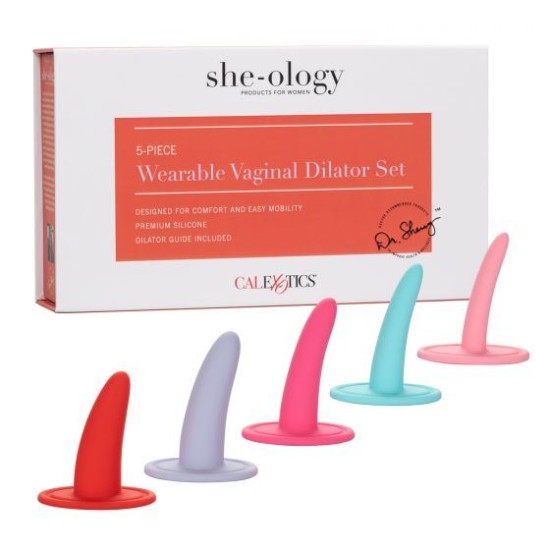 She-ology 5 Piece Wearable Vaginal Dilator Set She-ology 5 Piece Wearable Vaginal Dilator Set