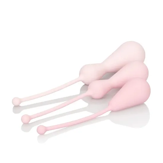 Inspire Weighted Silicone Kegel Training Kit - Pink Inspire Weighted Silicone Kegel Training Kit - Pink