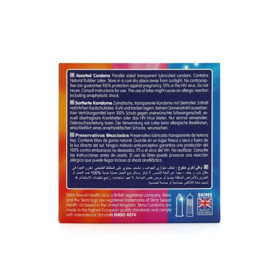 Skins Condoms Assorted 4 Pack - D&R  NAT  UT