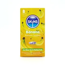 Skins Condoms Banana 8 Pack Skins Condoms Banana 8 Pack