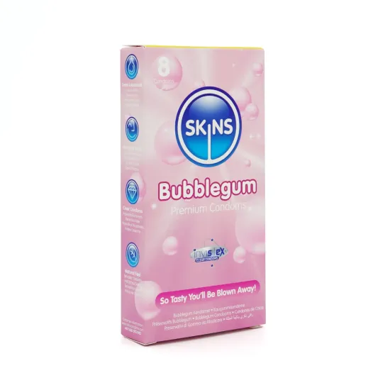 Skins Condoms Bubblegum 8 Pack