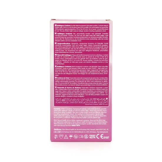 Skins Condoms Bubblegum 8 Pack