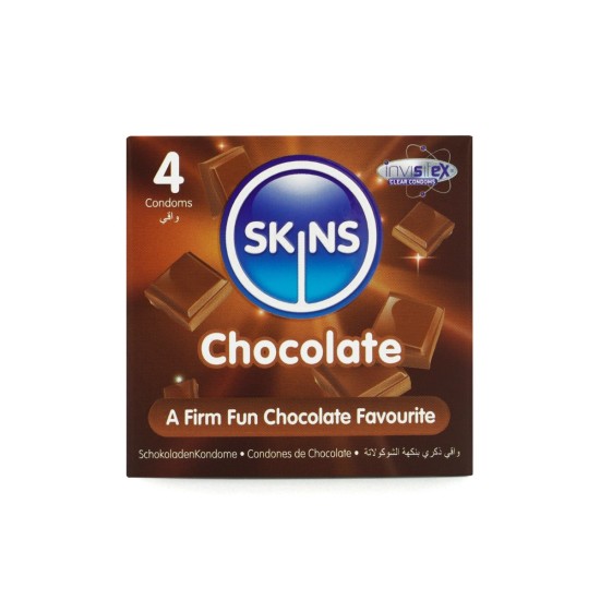 Skins Condoms Chocolate 4 Pack Skins Condoms Chocolate 4 Pack
