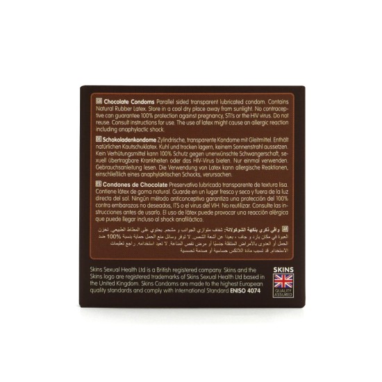Skins Condoms Chocolate 4 Pack Skins Condoms Chocolate 4 Pack
