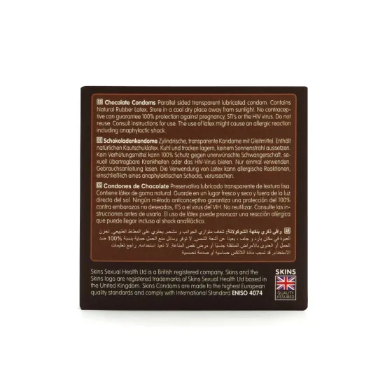 Skins Condoms Chocolate 4 Pack