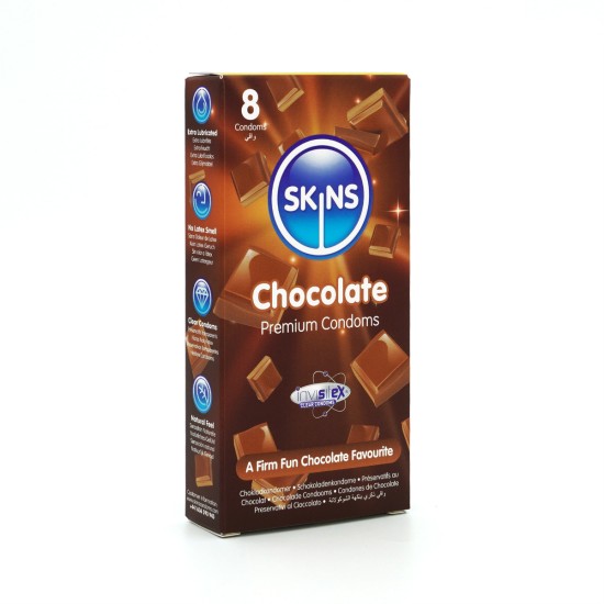 Skins Condoms Chocolate 8 Pack Skins Condoms Chocolate 8 Pack