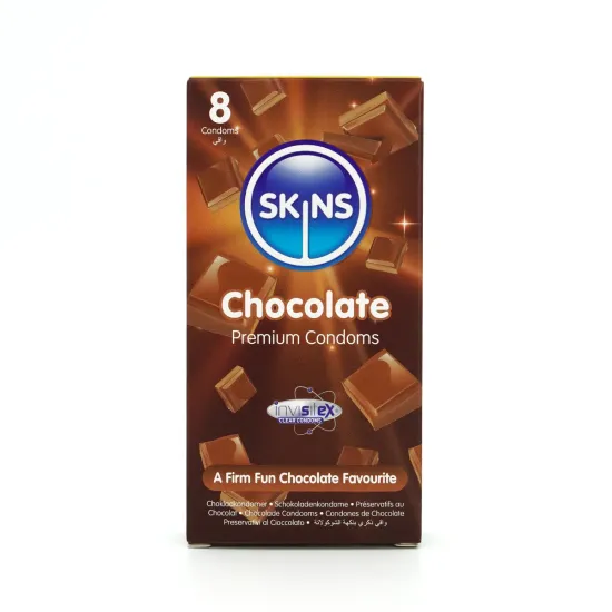 Skins Condoms Chocolate 8 Pack
