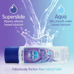 Skins Anal Hybrid Silicone and Water Based Lubricant 4.4 fl oz (130ml) Skins Anal Hybrid Silicone and Water Based Lubricant 4.4 fl oz (130ml)