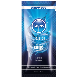 Skins Aqua Water Based Lubricant - 5ml Foil
