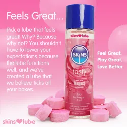 Skins Bubblegum Water Based Lubricant 4.4 fl oz (130ml) Skins Bubblegum Water Based Lubricant 4.4 fl oz (130ml)