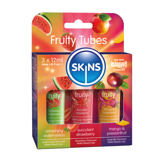Skins 12ml Sampler Tubes - Fruity 3pk Skins 12ml Sampler Tubes - Fruity 3pk