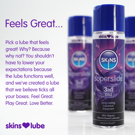 Skins Super Slide Silicone Lubricant - 5ml Foil Skins Super Slide Silicone Lubricant - 5ml Foil