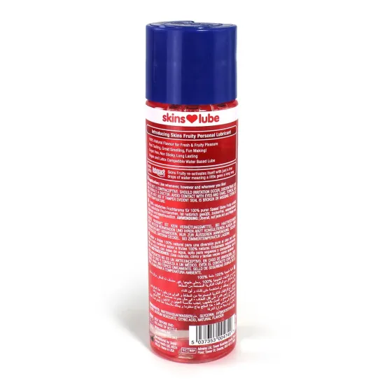 Skins Strawberry Water Based Lubricant 4.4 fl oz (130ml) Skins Strawberry Water Based Lubricant 4.4 fl oz (130ml)