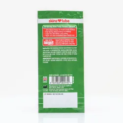 Skins Watermelon Water Based Lubricant - 5ml Foil Skins Watermelon Water Based Lubricant - 5ml Foil