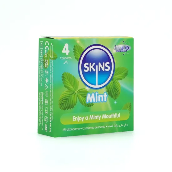 Skins Condoms Mint 4 Pack Skins Condoms Mint 4 Pack
