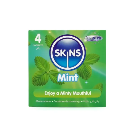 Skins Condoms Mint 4 Pack Skins Condoms Mint 4 Pack