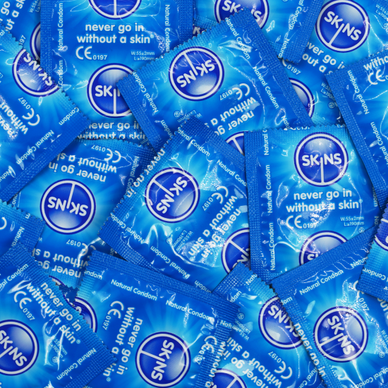 Skins Condoms Natural FOIL (BAG 500) Skins Condoms Natural FOIL (BAG 500)