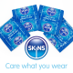 Skins Condoms Natural FOIL (BAG 500) Skins Condoms Natural FOIL (BAG 500)
