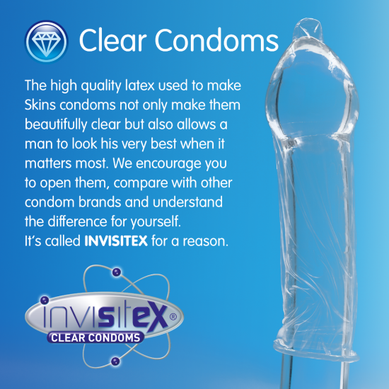 Skins Condoms Natural FOIL (BAG 500) Skins Condoms Natural FOIL (BAG 500)