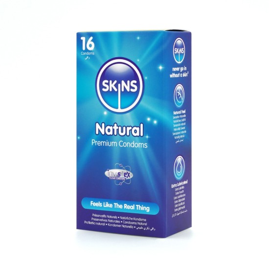 Skins Condoms Natural 16 Pack Skins Condoms Natural 16 Pack