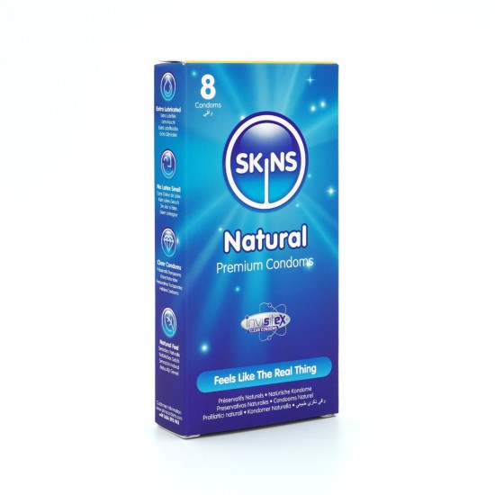 Skins Condoms Natural 8 Pack Skins Condoms Natural 8 Pack