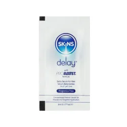 Skins Natural Delay Serum Foil 54 x 5ml Sachets with POS (fragrance free)