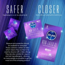 Skins Condoms Non-Latex XL 4 Pack