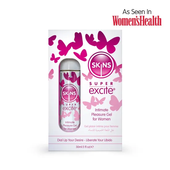 Skins Super Excite Clitoral Stimulation Gel 1 Fl oz (30ml)