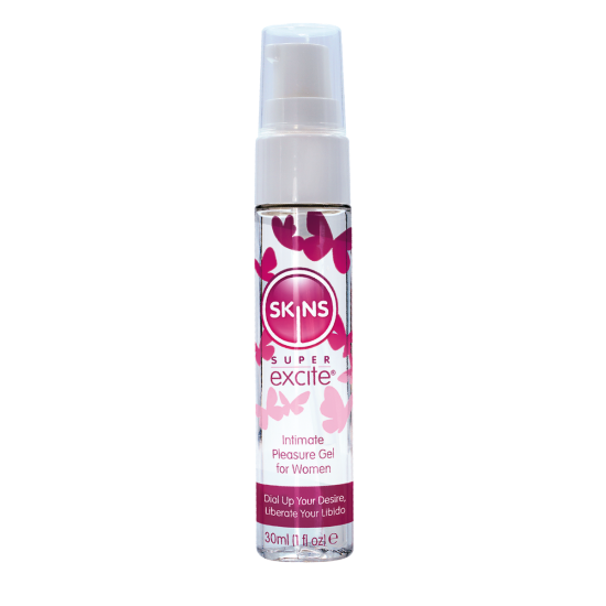 Skins Super Excite Clitoral Stimulation Gel 1 Fl oz (30ml) Skins Super Excite Clitoral Stimulation Gel 1 Fl oz (30ml)