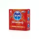 Skins Condoms Strawberry 4 Pack
