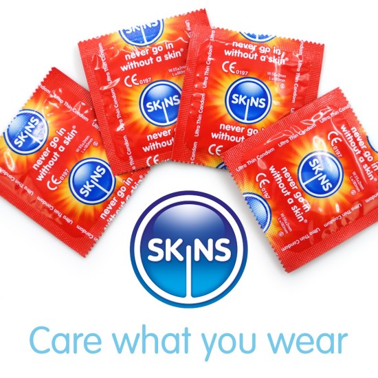 Skins Condoms Ultra Thin FOIL (BAG 500) Skins Condoms Ultra Thin FOIL (BAG 500)
