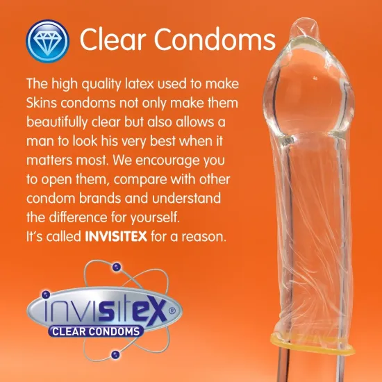 Skins Condoms Ultra Thin FOIL (BAG 500)