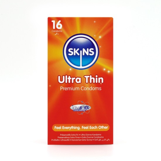 Skins Condoms Ultra Thin 16 Pack Skins Condoms Ultra Thin 16 Pack