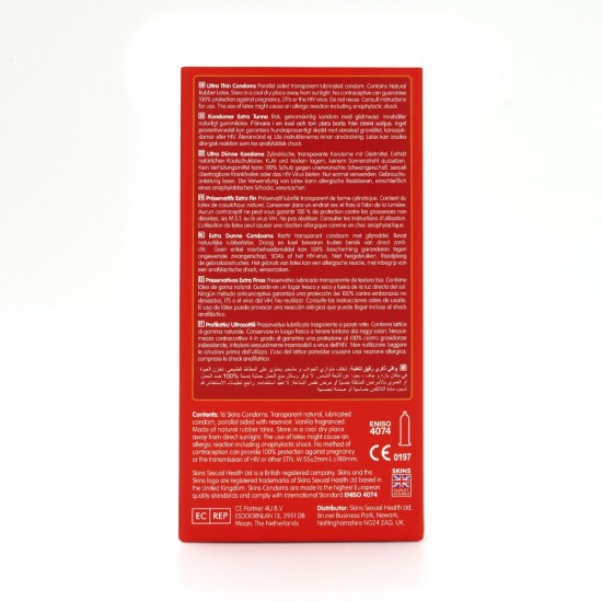 Skins Condoms Ultra Thin 16 Pack Skins Condoms Ultra Thin 16 Pack