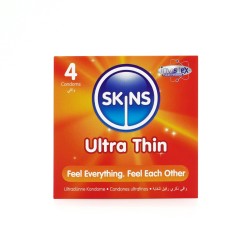 Skins Condoms Ultra Thin 4 Pack Skins Condoms Ultra Thin 4 Pack