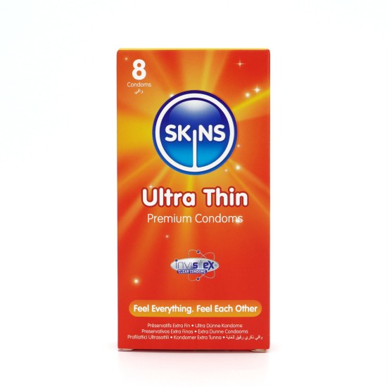 Skins Condoms Ultra Thin 8 Pack Skins Condoms Ultra Thin 8 Pack