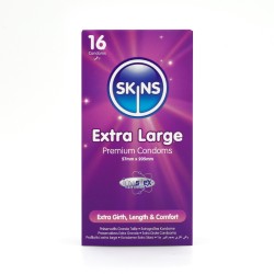 Skins Condoms Extra Large 16 Pack Skins Condoms Extra Large 16 Pack
