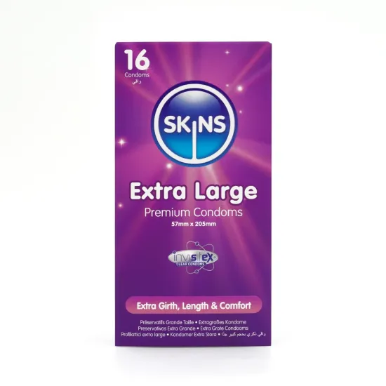 Skins Condoms Extra Large 16 Pack Skins Condoms Extra Large 16 Pack