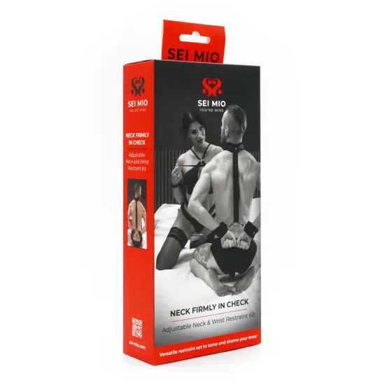 SEI MIO - Neck Firmly in Check - Adjustable Neck & Wrist Restraint Kit SEI MIO - Neck Firmly in Check - Adjustable Neck & Wrist Restraint Kit