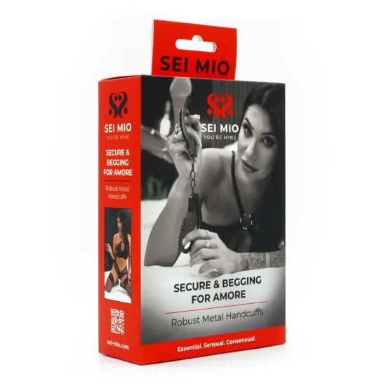 SEI MIO - Secure and Begging for Amore - Robust Metal Handcuffs SEI MIO - Secure and Begging for Amore - Robust Metal Handcuffs