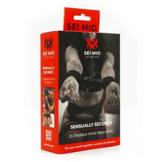 SEI MIO - Sensually Secured - Velvet Handcuffs SEI MIO - Sensually Secured - Velvet Handcuffs