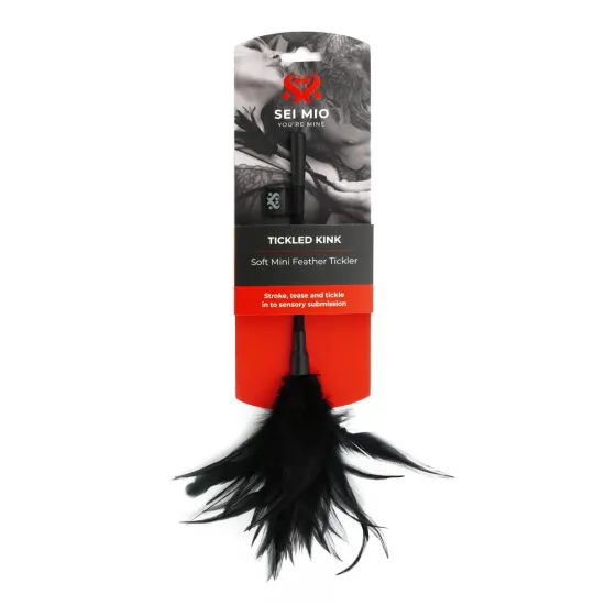SEI MIO - Tickled Kink - Soft Mini Feather Tickler SEI MIO - Tickled Kink - Soft Mini Feather Tickler