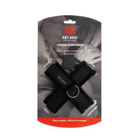 SEI MIO - Cross Purposes - Over-Wrap Cross Cuff Restraints SEI MIO - Cross Purposes - Over-Wrap Cross Cuff Restraints