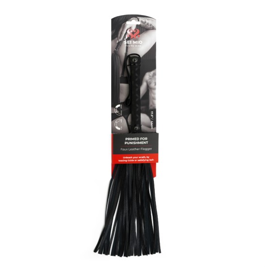 SEI MIO - Primed for Punishment - Faux Leather Flogger SEI MIO - Primed for Punishment - Faux Leather Flogger